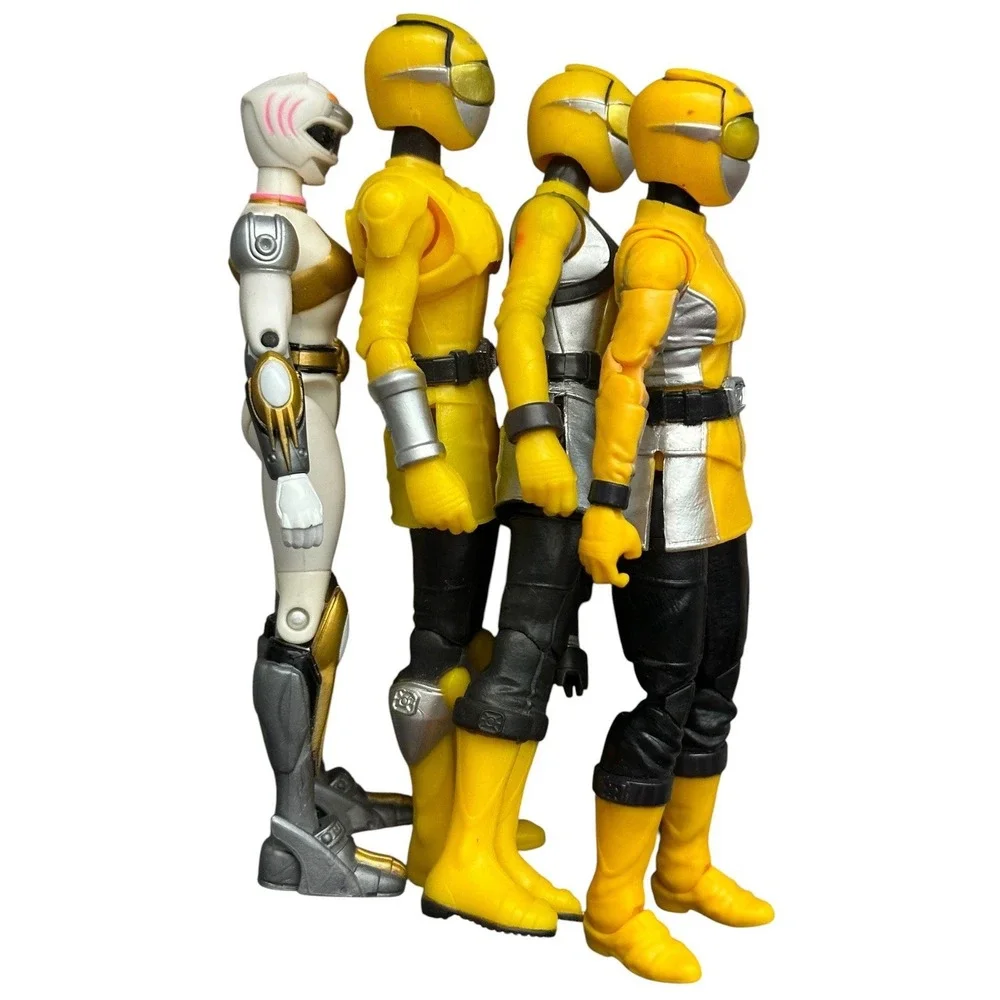Power Rangers Beast Morphers Yellow Ranger Action Figure Mixed Lot